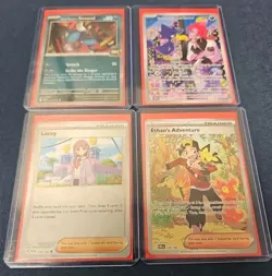 Ethan’s Adventure 236/182 – SV10 Destined Rivals Full Art Trainer NM + 3 CARDS - Image 1
