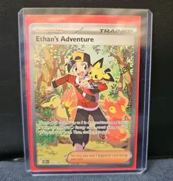 Ethan’s Adventure 236/182 – SV10 Destined Rivals Full Art Trainer NM + 3 CARDS - Image 2