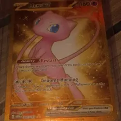 Pokemon Mew Ex Ultra Rare Full Art Holo 193/165 Scarlet & Violet 151 Card - Image 1