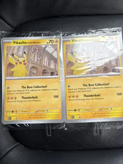 2 x Pikachu At The Museum JUMBO 2026 Promo card - Both New And Sealed - Image 1