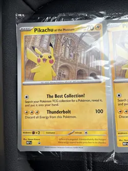 2 x Pikachu At The Museum JUMBO 2026 Promo card - Both New And Sealed - Image 2