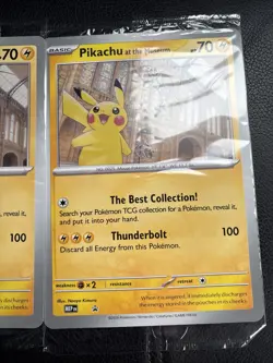 2 x Pikachu At The Museum JUMBO 2026 Promo card - Both New And Sealed - Image 3