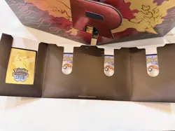 3 x Stamped Pokemon TCG Team Rocket's Moltres ex Destined Rivals UPC Promo Cards - Image 2