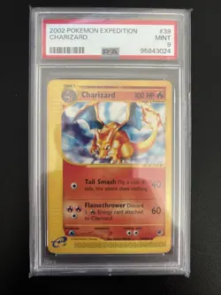 2002 Pokemon Charizard Expedition 039/165 PSA 9 - Image 1