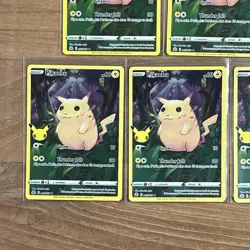 Pokemon TCG Pikachu 005/025 25th Celebrations Anniversary Bundle X 5 - Image 3