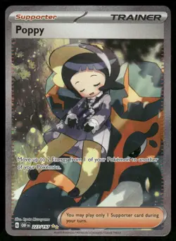 Pokemon Cards Poppy 227/197 Obsidian Flames Special Illustration Rare NM *2 - Image 1