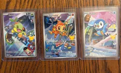 Pokemon First Partner Illustration Collection Series 1 Sinnoh Starters MEP 40-42 - Image 1