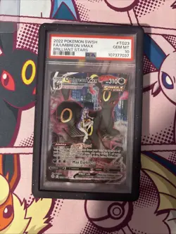 Pokemon TCG Umbreon VMAX Brilliant Stars TG23/TG30 PSA 10 GEM MINT - Image 1