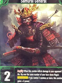 Zombie World Order Bandai Trading Card Game Sealed Samurai General Promo Pack x3 - Image 5