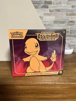 Etb Pokemon Ossidiana Infuocata Ita Sealed Set Allenatore Fuoriclasse - Image 1