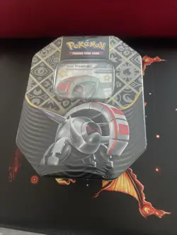 Pokemon TCG Scarlet & Violet Paldean Fates Iron Treads EX Tin Sealed NEW - Image 1