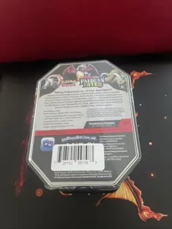 Pokemon TCG Scarlet & Violet Paldean Fates Iron Treads EX Tin Sealed NEW - Image 2