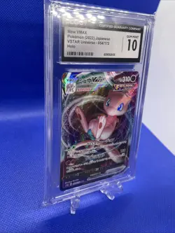 2022 POKEMON JPN VSTAR UNIVERSE HOLO #054/172 MEW VMAX CGC 10 GEM MINT - Image 2