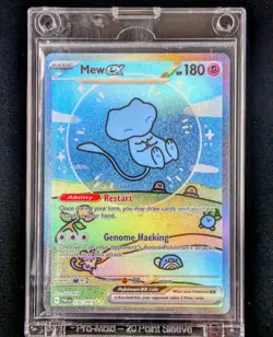 Pokemon Mew ex 232/091 SV: Paldean Fates Full Art Holo Special Illustration Rare - Image 1