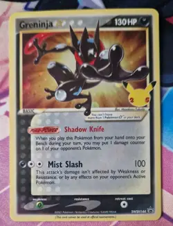 Greninja GS SWSH 144 Celebrations Black Star Promo Pokemon TCG NM-Mint - Image 1