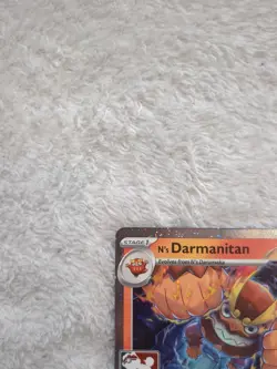 N’s Darmanitan 027/159 Cosmos Holo Pokemon Play! Prize Pack Play Stamp Series 8 - Image 2