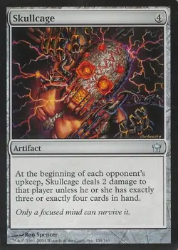 Skullcage -Foil Medium Play MTG Fifth Dawn - Image 1