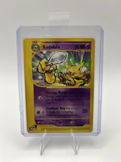 Pokemon Kadabra 84/165 WotC Expedition Regular Uncommon Card Vintage TCG NM - Image 1