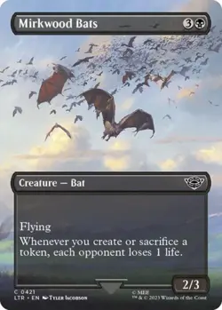 Mirkwood Bats (Borderless) - Near Mint MTG - Image 1