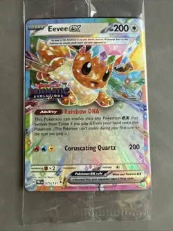 Eevee ex - (Prismatic Evolutions Stamp) 075/131 Miscellaneous Cards &... - Image 1