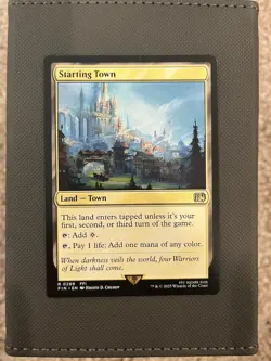 MTG Final Fantasy Starting Town Rare Land - Image 1