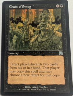 Chain of Smog Onslaught Regular Magic the Gathering Combo piece - Image 1