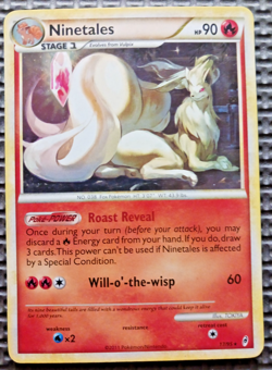 2011 Pokemon Call of Legends #17 Ninetales holo MP - Image 1