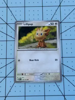 Lillipup 170/197 Obsidian Flames Common NM OBF EN Pokemon Card Scarlet & Violet - Image 1