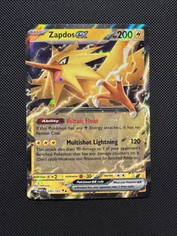 Pokemon TCG Zapdos ex 146/165 SV: Scarlet & Violet 151 Double Rare Near Mint - Image 1
