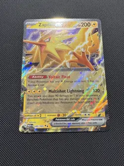 Pokemon TCG Zapdos ex 146/165 SV: Scarlet & Violet 151 Double Rare Near Mint - Image 2