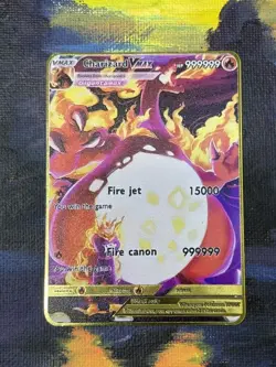 CharizardVmax HP999999 Metal Pokemon Card-Collectible Display Gift - Image 4