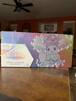 Pokemon Scarlet & Violet Prismatic Evolutions Super-Premium Collection Box Eevee - Image 1