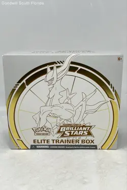 Pokemon Sword & Shield Brilliant Stars Elite Trainer Trading Card Game Box - Image 1