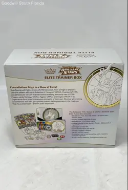 Pokemon Sword & Shield Brilliant Stars Elite Trainer Trading Card Game Box - Image 2