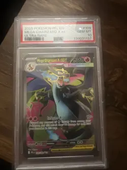 Pokemon Mega Charizard x Phantasmal Flames Ex Ultra Rare #109 PSA 10 - Image 1