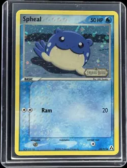 Spheal 65/92 Reverse Holo Stamped EX Legend Maker 2006 Pokemon TCG Heavy Play HP - Image 1