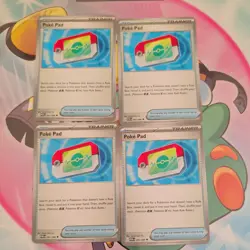 Pokemon TCG: Poke Pad 081/088 X4 Playset - Perfect Order - Near Mint - Image 1