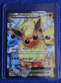 Pokemon X & Y Flareon EX (Full Art) RC28/RC32 Generations Holo - Ungraded - Image 1