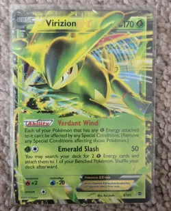 Virizion ex 9/101 Pokemon Plasma Blast Holo - Image 1