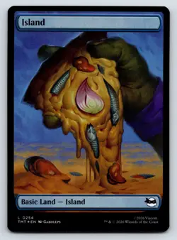 Island (0254) L FOIL Teenage Mutant Ninja Turtles 254 NM - Image 1