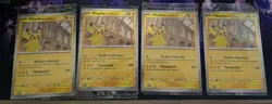 4 x Pokemon x Pikachu at Natural History Museum Promo Cards ✅New & Fast Ship - Image 2