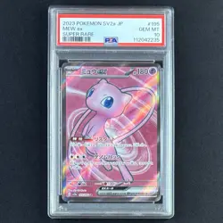 PSA 10 Mew ex 195/165 SR Super Rare 151 sv2a 2023 Japanese Pokemon Card GEM MINT - Image 2