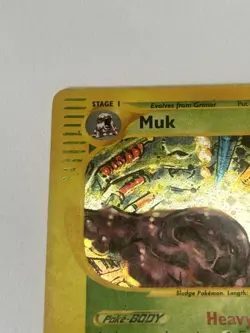 Muk H17/32 Aquapolis Holo Rare Moderately Played Pokemon Card - Image 3