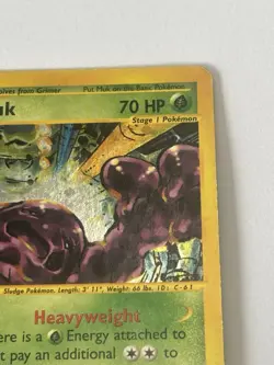 Muk H17/32 Aquapolis Holo Rare Moderately Played Pokemon Card - Image 4