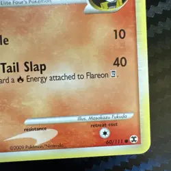 Flareon E4 60/111 Common Rising Rivals Pokemon Card NM- - Image 5