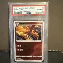 PSA 10 Charizard U 006/024 SMP2 Detective Pikachu 2019 Pokemon Card Japanese - Image 1