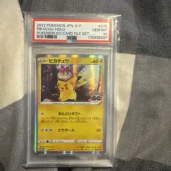 Japanese Pokemon Card 2022 S-P Promo 272 Pikachu PSA 10 - Image 1