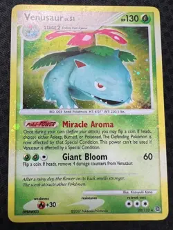 Pokemon TCG Venusaur 20/132 Secret Wonders Rare Holo Bleed Error VLP - Image 1
