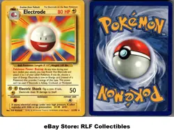 1999 Pokemon, Base Set, #21/102 Electrode, Rare (b) - Image 1
