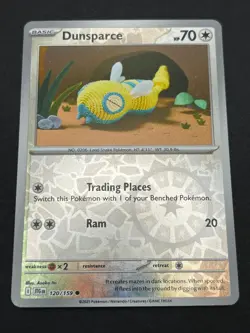 Dunsparce 120/159 Common Journey Together Pokemon Reverse Holo Near Mint - Image 1